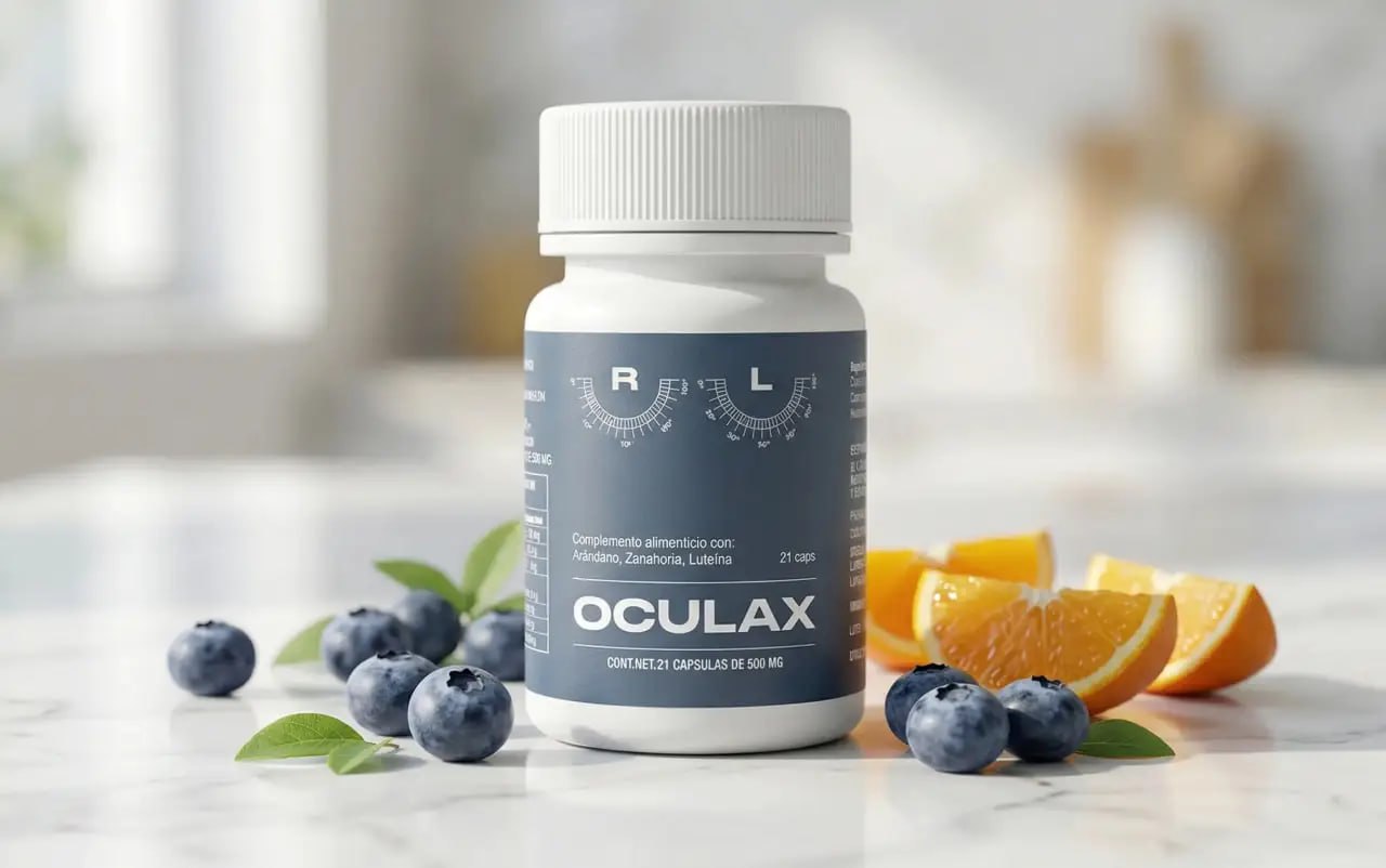 Oculax cápsulas 21 piezas con arándano y luteína - suplemento ocular México